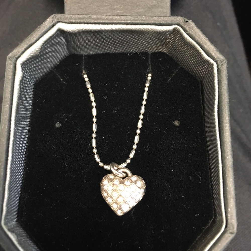Brighton Diamond Heart Necklace